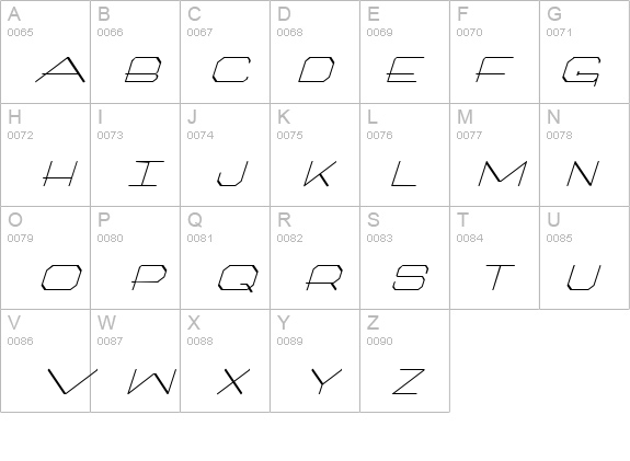 Artlookin Italic details - Free Fonts at FontZone.net