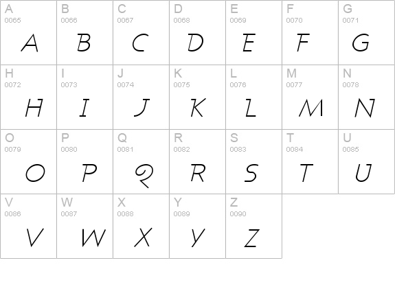 Ashby Light Italic details - Free Fonts at FontZone.net