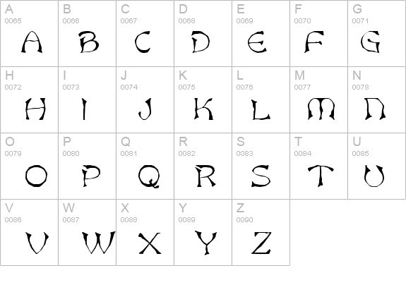 Asian Normal details - Free Fonts at FontZone.net