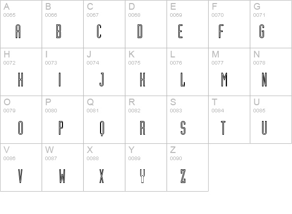 Assembly Outline SSi Alternate details - Free Fonts at FontZone.net