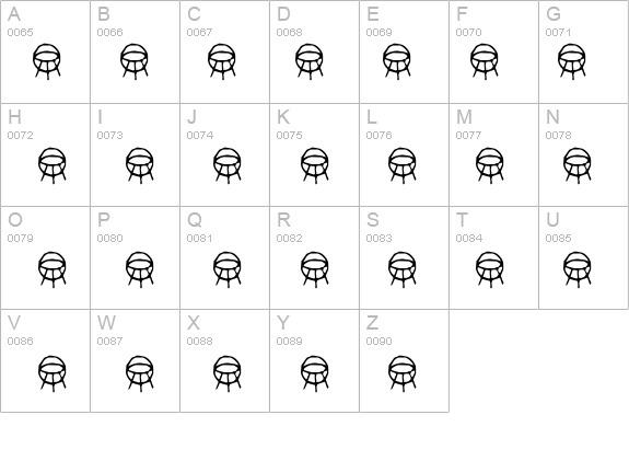 Astrologische Symbole details - Free Fonts at FontZone.net