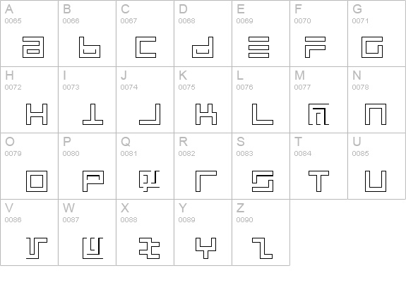 Atari 1 details - Free Fonts at FontZone.net