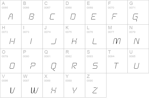 Aunchanted Thin Oblique details - Free Fonts at FontZone.net
