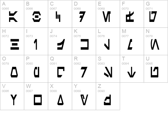 Aurek-Besh Narrow details - Free Fonts at FontZone.net