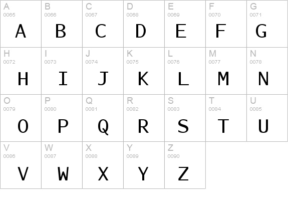 AurulentSansMono-Regular details - Free Fonts at FontZone.net