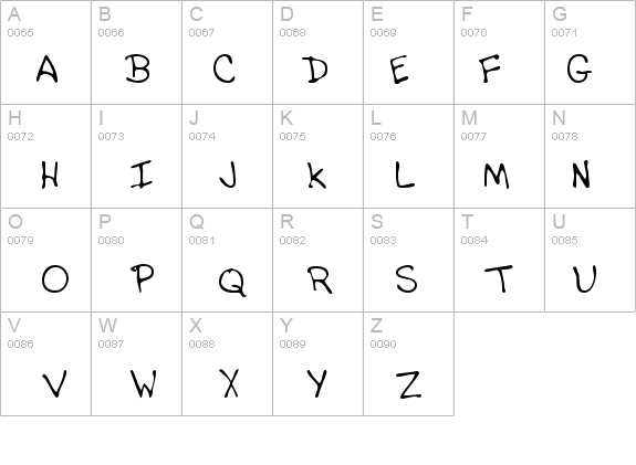 AustinsHand Regular details - Free Fonts at FontZone.net