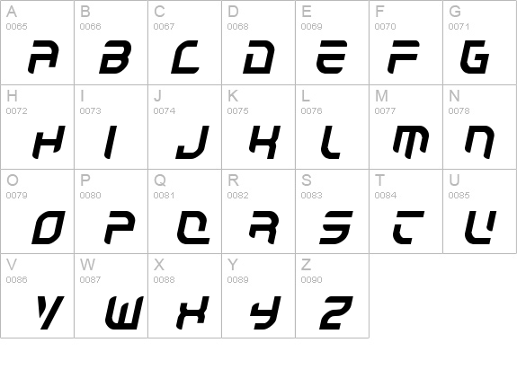 Autobahn details - Free Fonts at FontZone.net