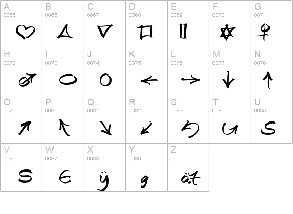 AutographScriptEF-BoldExtras details - Free Fonts at FontZone.net
