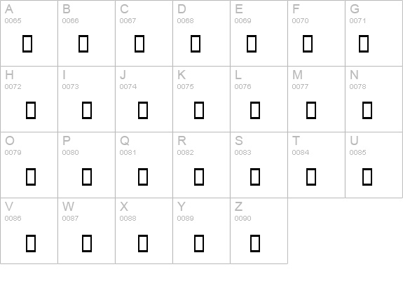 B Elm details - Free Fonts at FontZone.net