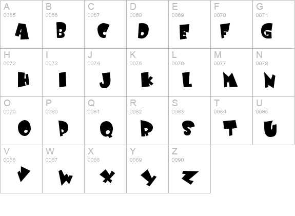 Baby Kruffy details - Free Fonts at FontZone.net