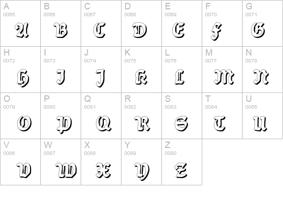 Ballade Shadow details - Free Fonts at FontZone.net