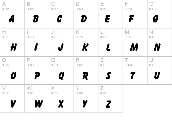 Balloon SC D Extra Bold details - Free Fonts at FontZone.net