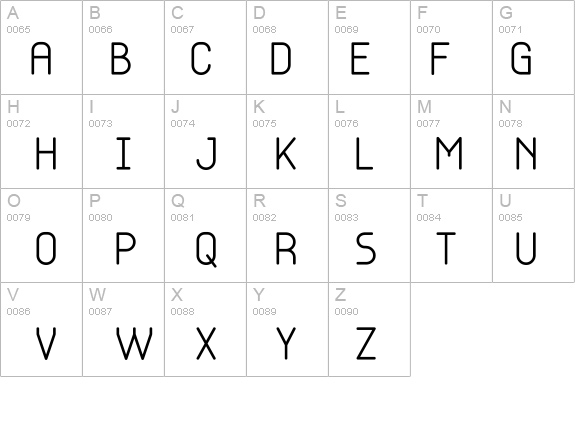 Base 4 details - Free Fonts at FontZone.net