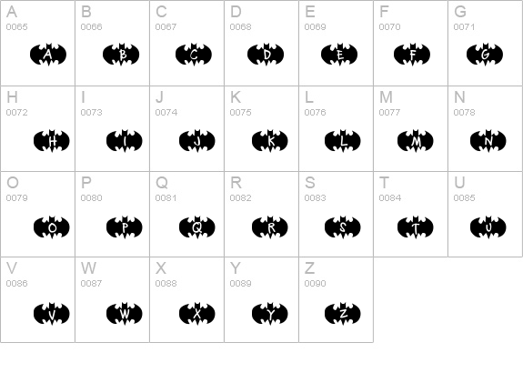 Bat Ben details - Free Fonts at FontZone.net