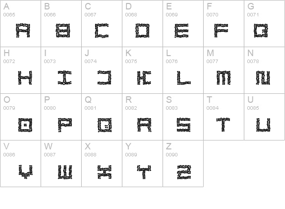 Bath Tiles Crumble details - Free Fonts at FontZone.net