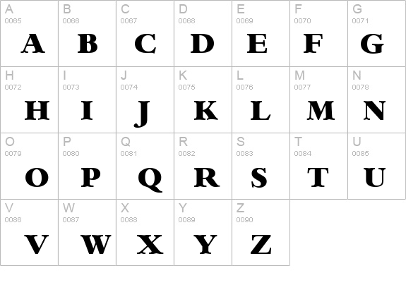 Bernstein-ExtraBold details - Free Fonts at FontZone.net