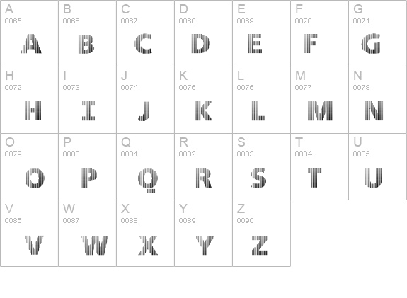 BlackWhiteGridsB details - Free Fonts at FontZone.net