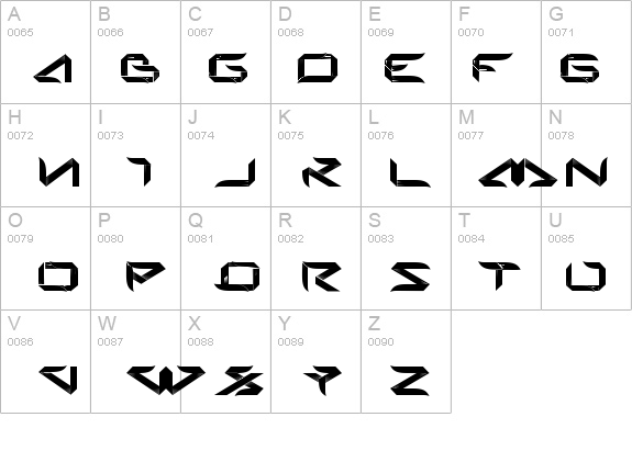 bladeline details - Free Fonts at FontZone.net