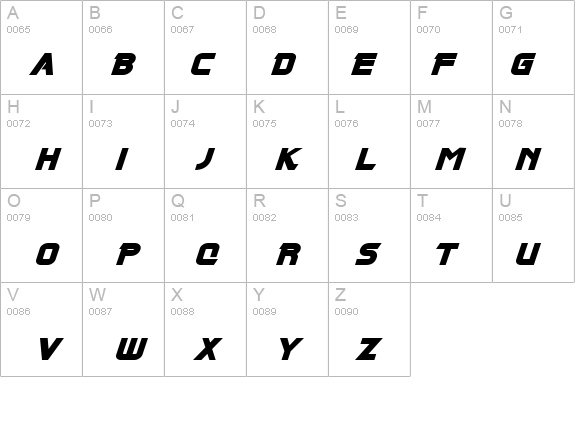 BladeOblique details - Free Fonts at FontZone.net