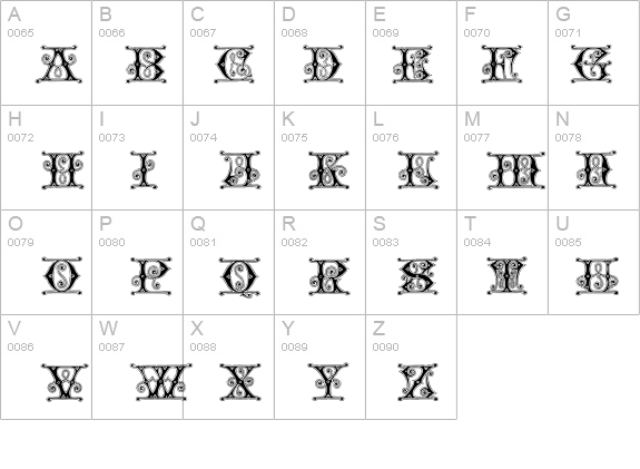 Blavicke Capitals Semi-expanded Regular details - Free Fonts at FontZone.net