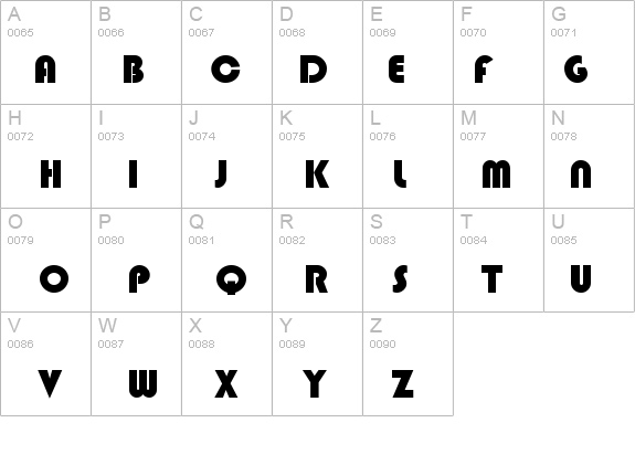 Blippo-Heavy details - Free Fonts at FontZone.net