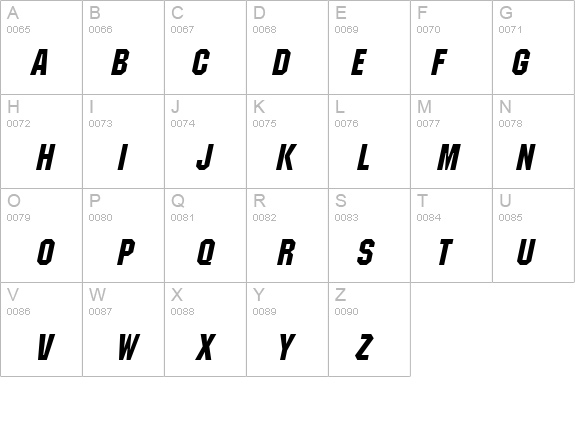 Block BoldItalic details - Free Fonts at FontZone.net