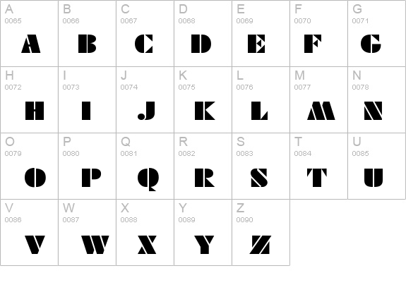 Block details - Free Fonts at FontZone.net