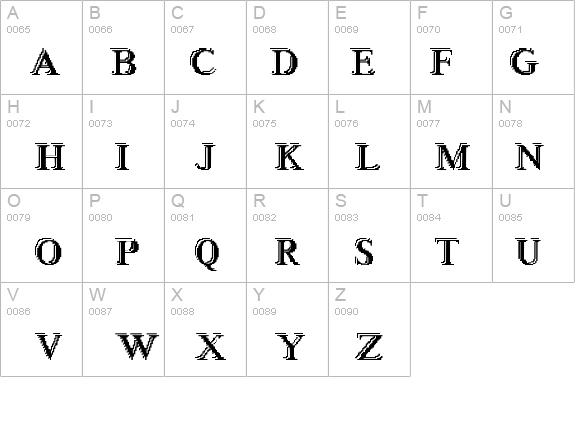 Blockstepped details - Free Fonts at FontZone.net