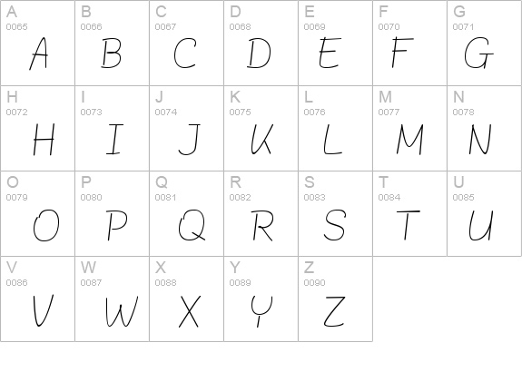 Blokletters Potlood details - Free Fonts at FontZone.net