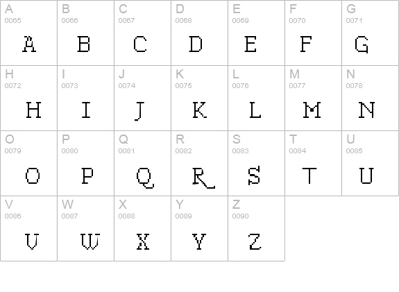 Blokus details - Free Fonts at FontZone.net