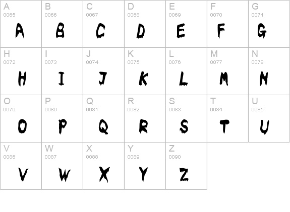 Bloodyslime details - Free Fonts at FontZone.net