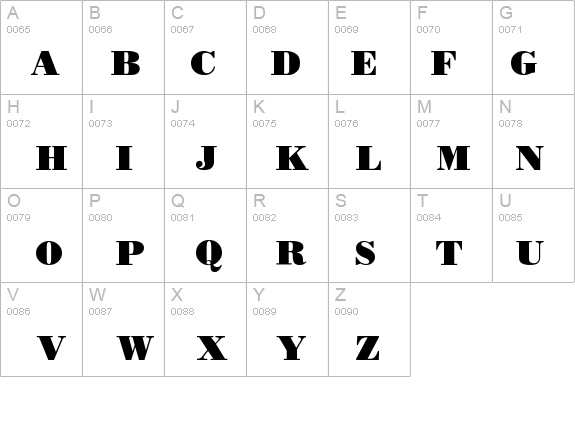 BODIDLYbold details - Free Fonts at FontZone.net