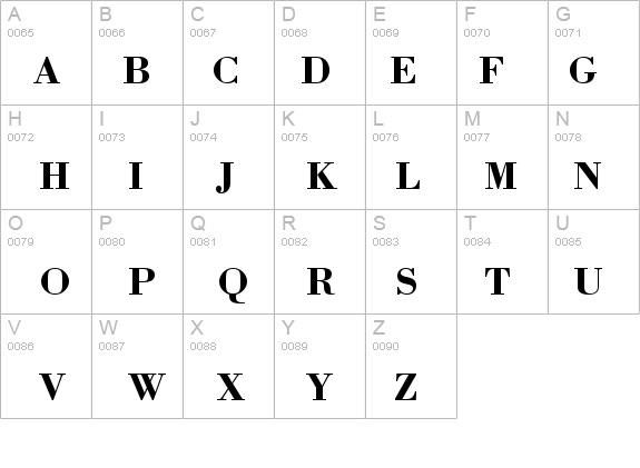 Bodoni Bd BT Bold details - Free Fonts at FontZone.net