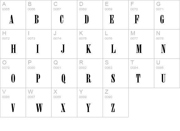 Bodoni Std Poster Compressed details - Free Fonts at FontZone.net