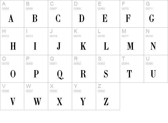 BodoniCondCTT details - Free Fonts at FontZone.net