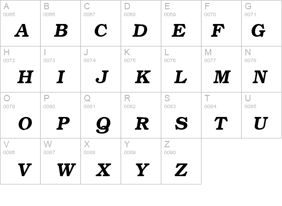 BookmanBoldIta details - Free Fonts at FontZone.net