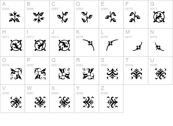 Borderbats-Fleur Regular details - Free Fonts at FontZone.net