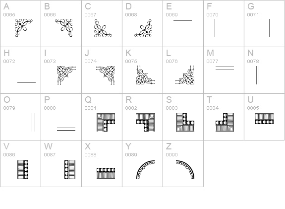 BorderfontClassicalsPlain details - Free Fonts at FontZone.net
