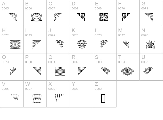 BorderV1 details - Free Fonts at FontZone.net