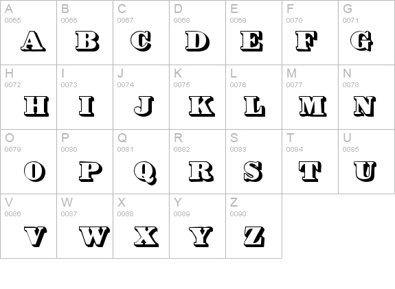 BowersShadow details - Free Fonts at FontZone.net