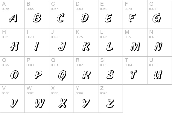 Boya Display Caps SSi details - Free Fonts at FontZone.net