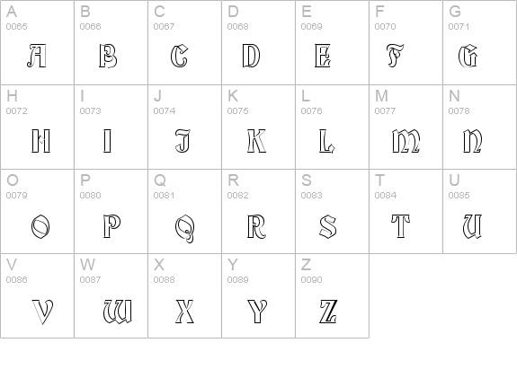 Brandywine-Hollow-Condensed Normal details - Free Fonts at FontZone.net