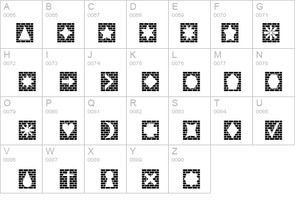 Bricks n Things details - Free Fonts at FontZone.net