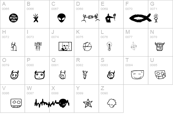 BrightSide details - Free Fonts at FontZone.net