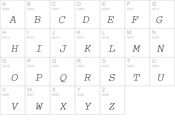 Brougham Oblique details - Free Fonts at FontZone.net
