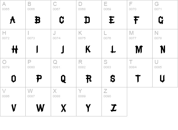 Bruce Mikita Two details - Free Fonts at FontZone.net