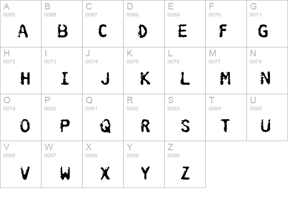 Burokrat-Two details - Free Fonts at FontZone.net