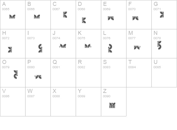 ByDesign Borders4 details - Free Fonts at FontZone.net