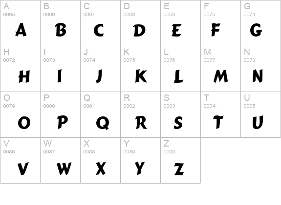 CactusDB Normal details - Free Fonts at FontZone.net