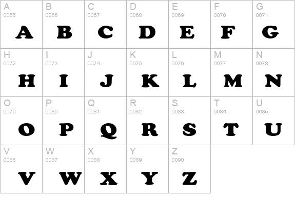 ChaceyExt-Heavy details - Free Fonts at FontZone.net